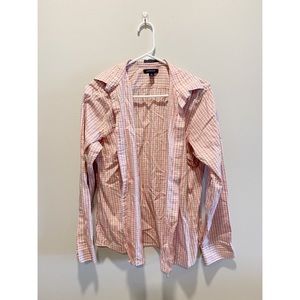 Lands’ End Oxford Striped Button Down